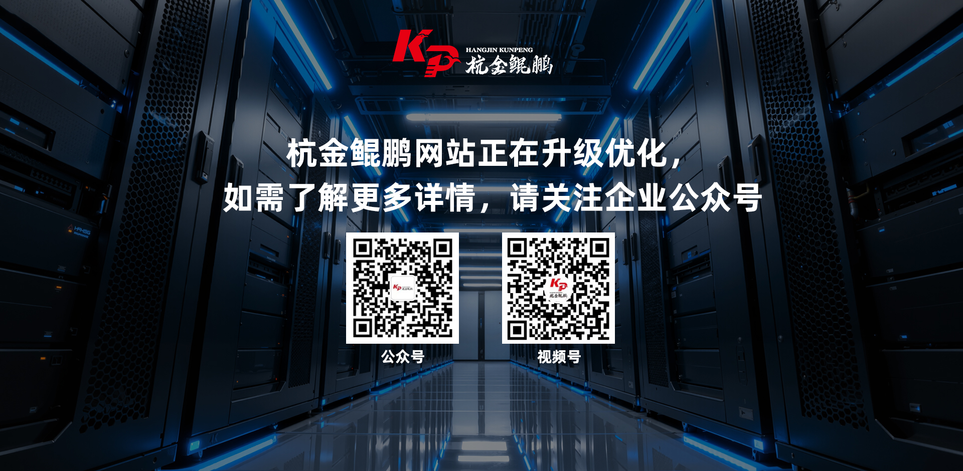 杭金鲲鹏网站升级提示